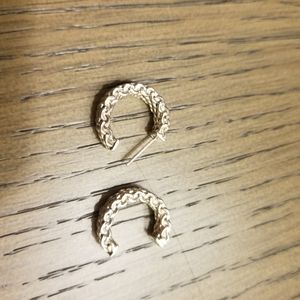 Tiffany and co mesh earrings